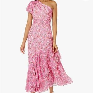 Shoshanna Melody Floral Chiffon Maxi Dress
